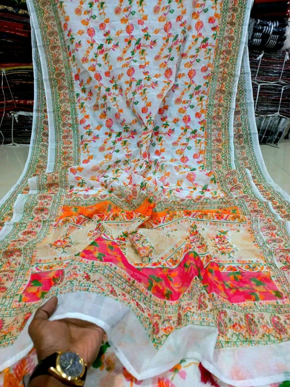 আফসান পিন্ট ব্লাউজ পিছ সহ